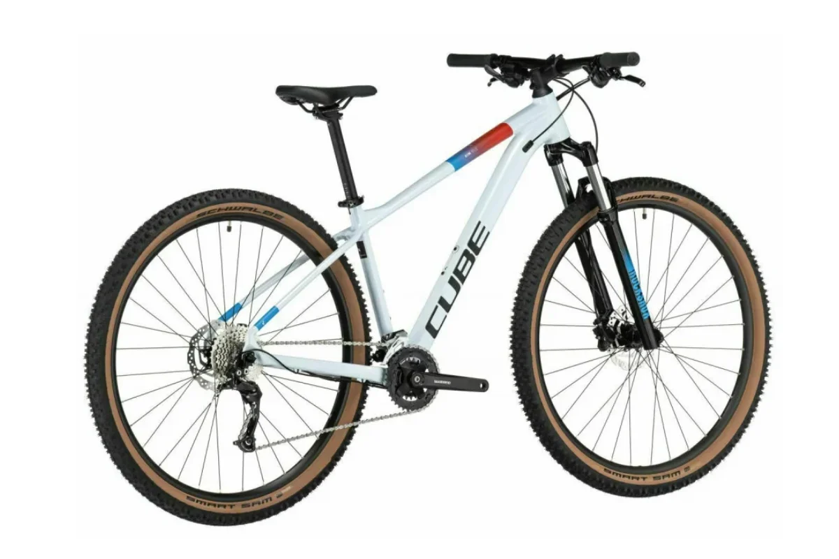 Cube Aim SLX White Blue red 29"