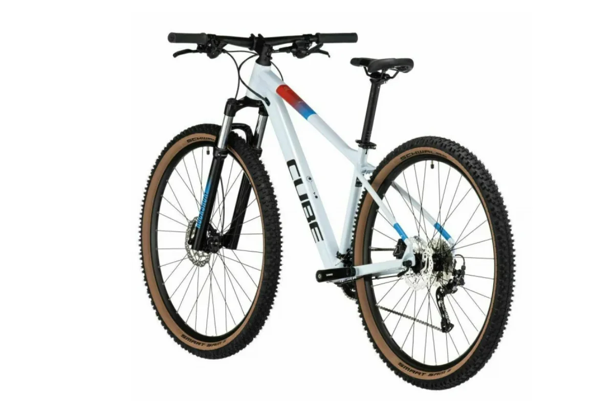 Cube Aim SLX White Blue red 29"