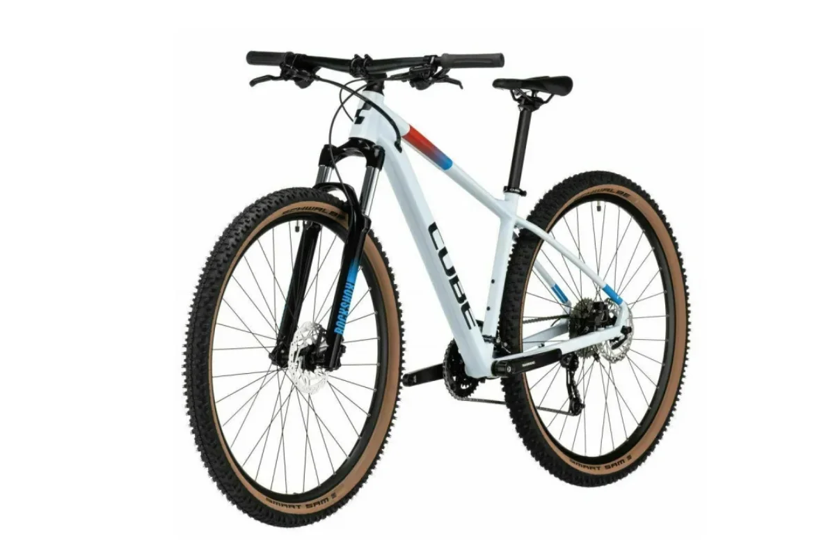 Cube Aim SLX White Blue red 29"