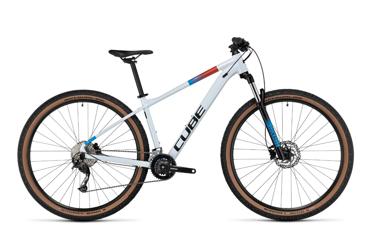 Cube Aim SLX White Blue red 29"